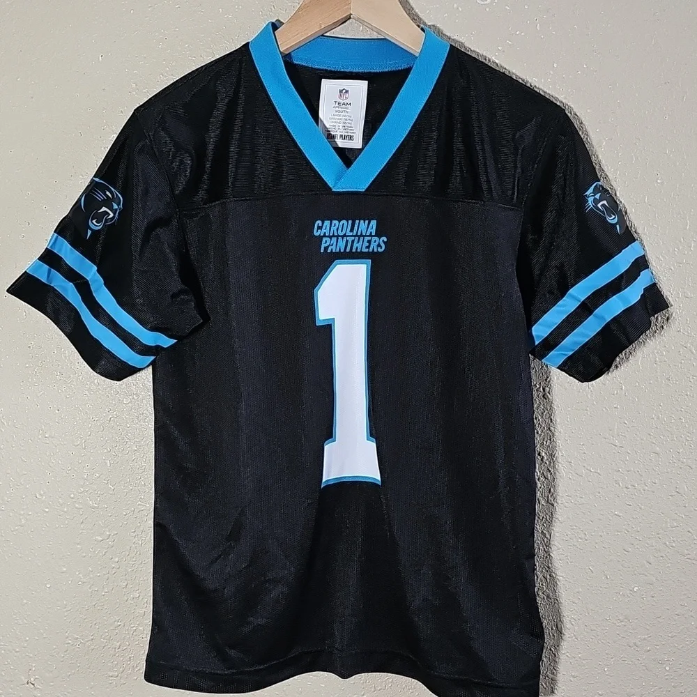 NWOT NFL Apparel Youth Carolina Cam Newton Jersey.